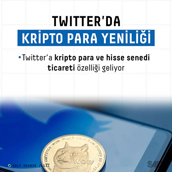 Twitter'dan kripto para hamlesi 