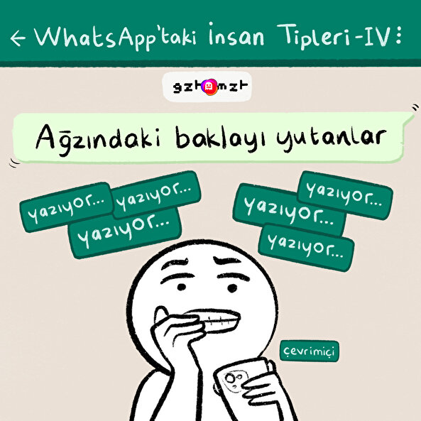 Whatsapp'taki insan tipleri 4