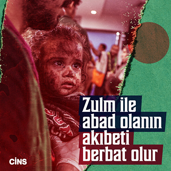 İsrail şiddetine karşı mazlumların yanındayız