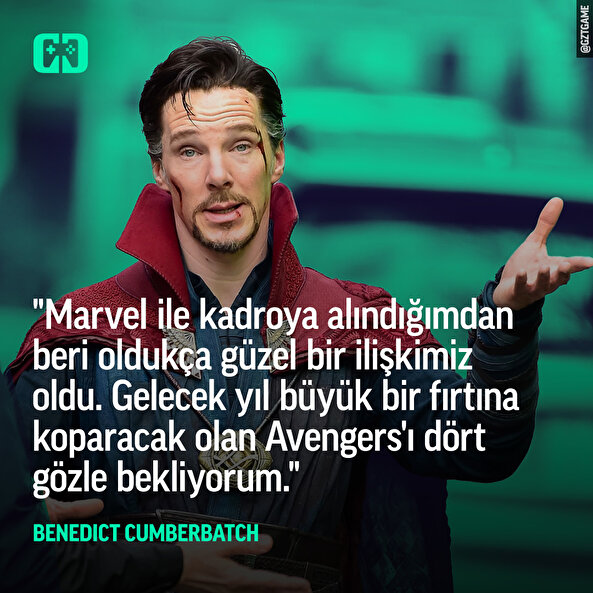  Benedict Cumberbatch'e göre yeni Avengers inanılmaz olacak 