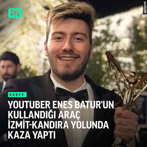 Enes Batur kaza yaptı 