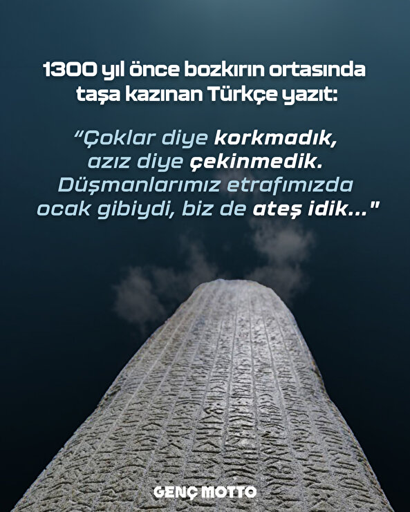 1300 yıl önce Bilge Tonyukuk ne söylemişti?