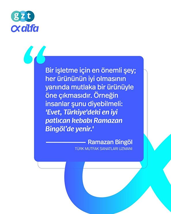 "İşletmelerin mutlaka öne çıktığı bir ürünü olmalı"