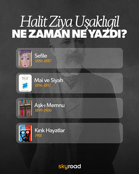 Halit Ziya Uşaklıgil ne zaman ne yazdı? 📖
