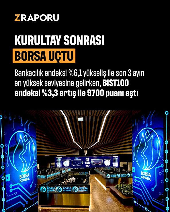 Kurultay davası sonrası borsa yükselişte 