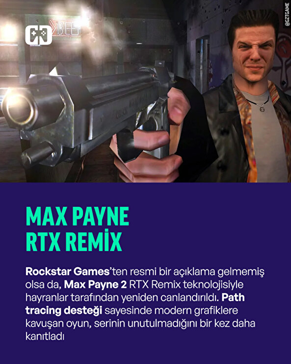 Max Payne yeniden gündemde: RTX Remix ile hayranlardan etkileyici Remake