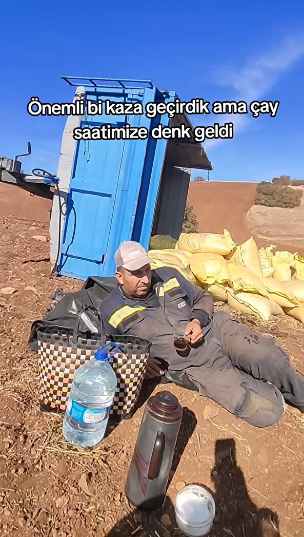 Bizim çay sevgisi şu seviyede