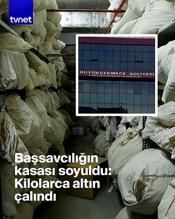 Büyükçekmece Adliyesi'nde dev vurgun: 25 kilo altın ve 50 kilo gümüş ortadan kayboldu