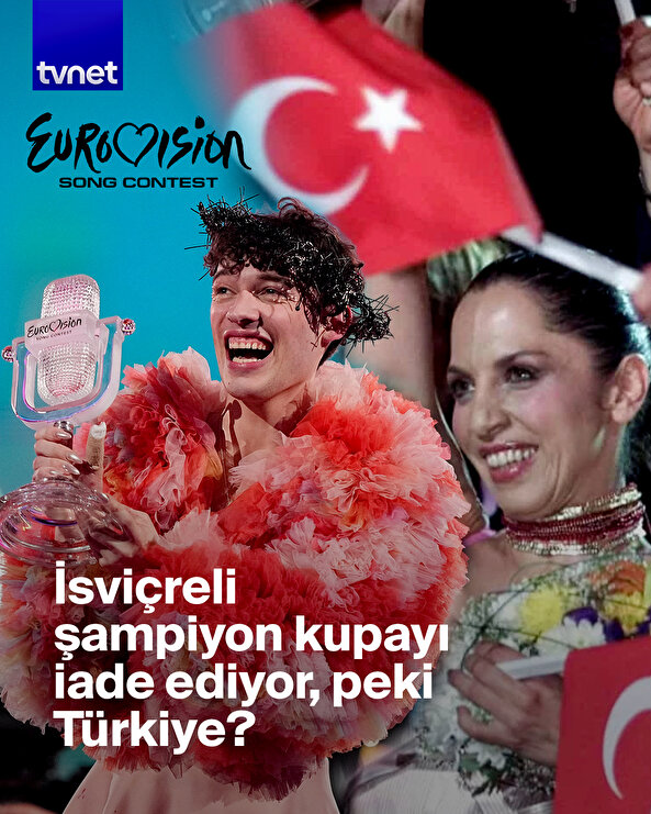 Eurovision 2024 birincisinden İsrail protestosu: Kupayı geri gönderiyor