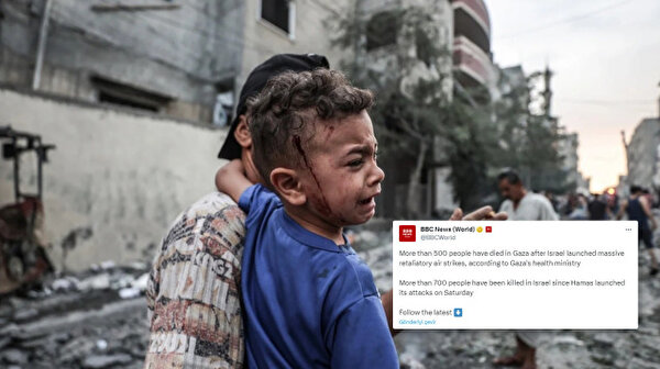 Batı'nın insanlığı bu kadar: İngiliz BBC'den skandal İsrail-Filistin haberi | Ortadoğu Haberleri