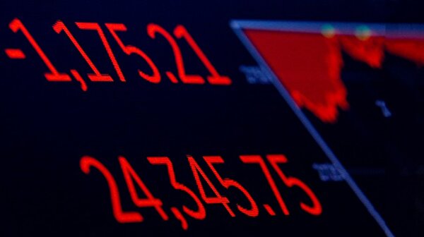 Dow Jones Loses Most Points Ever In Single Day