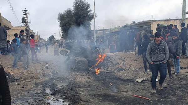 مقتل مدنيين اثنين في تفجير إرهابي شمالي سوريا