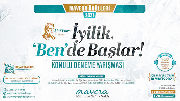 ''Mavera Ödülleri 2021'' ''İyilik 'Ben de başlar'' konulu ...