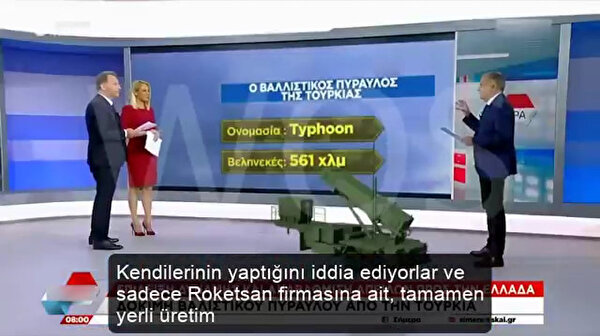 Έκπληκτος ο Έλληνας παρουσιαστής με τον εθνικό πύραυλο «Typhoon»: έχουν αυτή την τεχνολογία οι Τούρκοι;