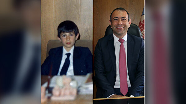 23 Nisan Pozu Verdigi Baskanlik Koltuguna Oturdu Celal Alper Ibas Avanos Belediye Baskani