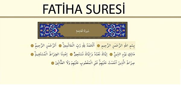 Fatiha Suresi Okunusu Ve Turkce Anlami Fatiha Suresi Tefsiri Fazileti Diyanet Meali Yeni Safak Haber Ofisi