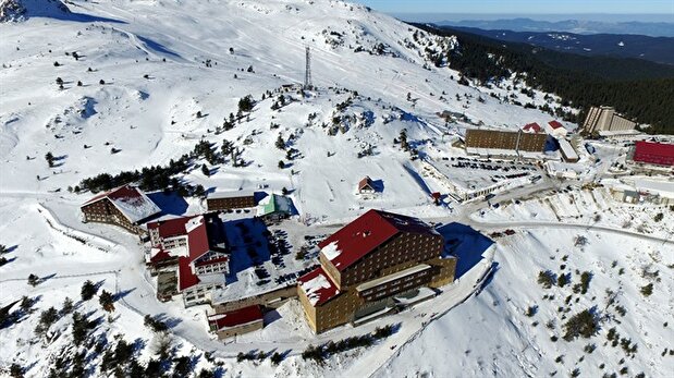 Kartalkaya ski center in Turkey's Bolu