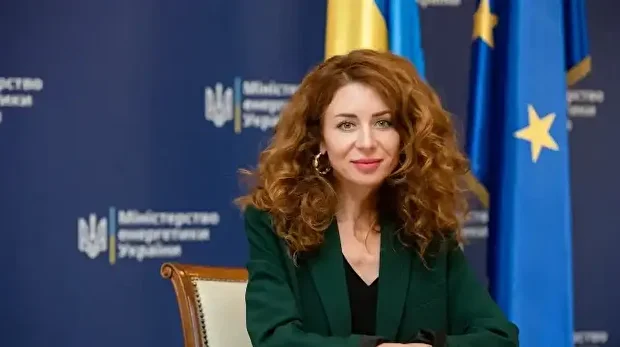 La ministre ukrainienne de l’Énergie, Svitlana Hrynchuk.