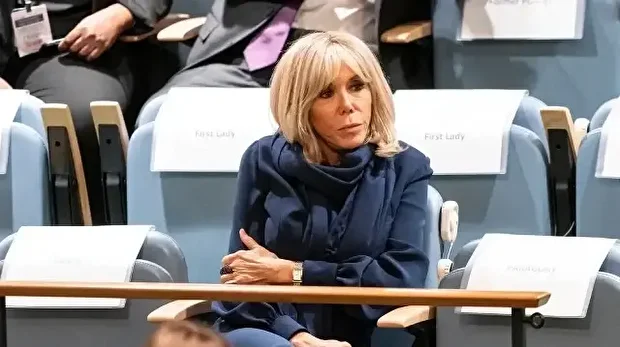 La première dame française, Brigitte Macron.