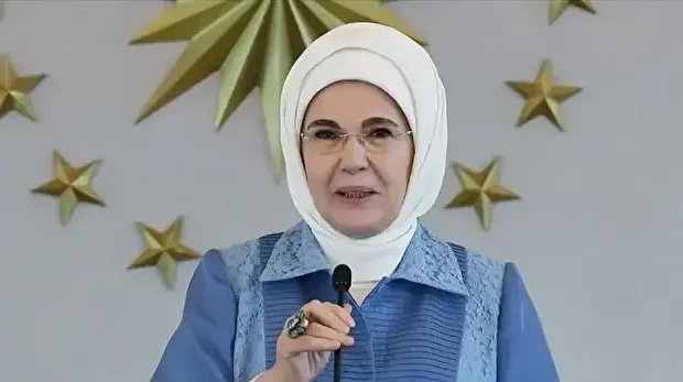 أمينة أردوغان: ألم المهجرين في فلسطين يعمق بحث العالم عن العدالة