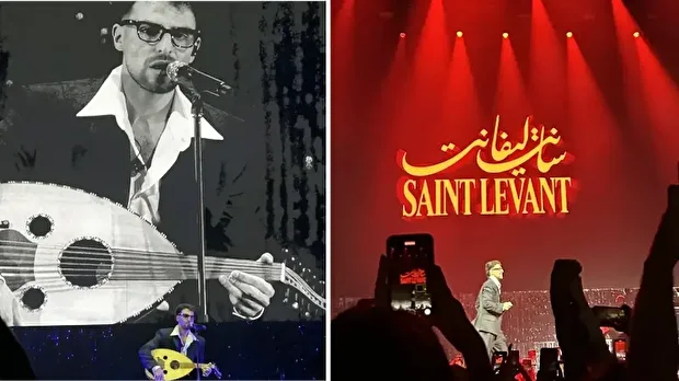 Konser boyunca sanatçıya eşlik eden dinleyiciler de "Özgür Filistin" sloganları attı.