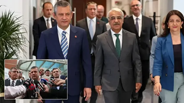 Özgür Özel - Mithat Sancar - Pervin Buldan