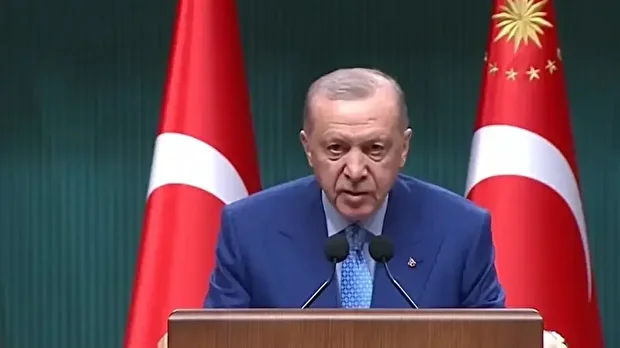 Cumhurbaşkanı Recep Tayyip Erdoğan.