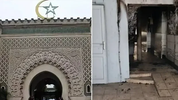 Fransa’da bir camide kundaklama şüphesi