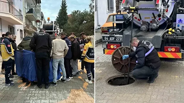 Belediye işçileri, çalışma sırasında kanalizasyon içerisinde cenin olduğunu fark etti