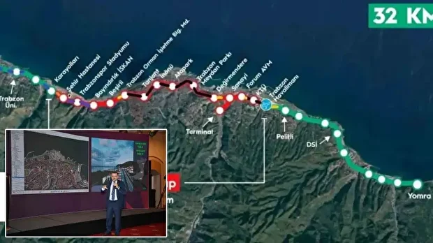 Trabzon Büyükşehir Belediye Başkanı Ahmet Metin Genç "Hafif raylı ulaşım sistemi projesi'nin cumhurbaşkanlığı strateji ve bütçe başkanlığı tarafından 2025 revize yatırım programı'na alındığını duyurdu. Başkan genç, "inşallah 2026 yılında ilk kazmayı vuracağız" dedi.