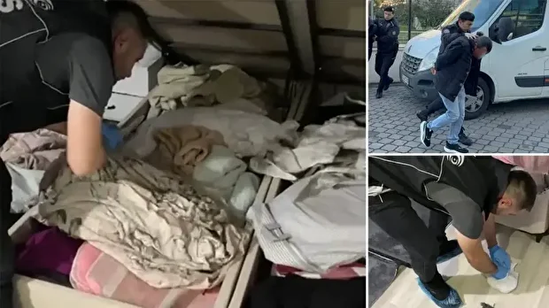 Samsun’da bazanın altında 1 kilo 727 gram metamfetamin ele geçti