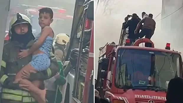 Gaziosmanpaşa'da yangın