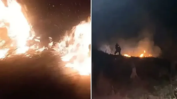 Bölgede soğutma çalışmaları devam ediyor