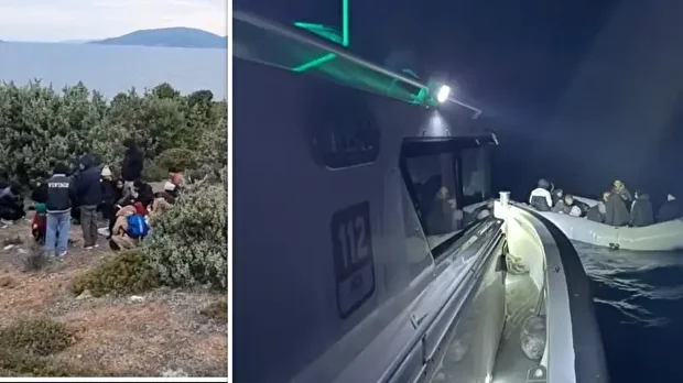 Düzensiz göçmenler, işlemlerinin ardından İl Göç İdaresi Müdürlüğüne teslim edildi.
