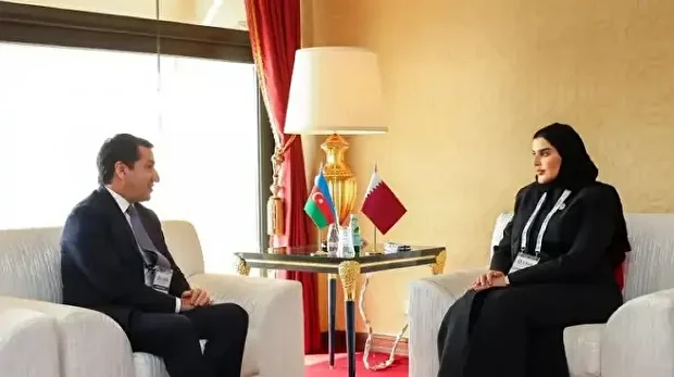 Хикмет Гаджиев и Марьям бинт Али бин Нассер аль-Миснад