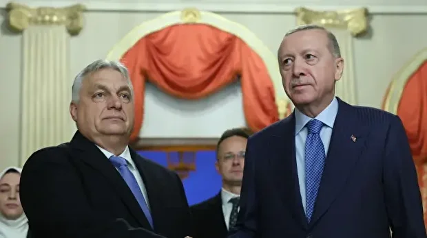 الرئيس أردوغان يقيم مأدبة عشاء على شرف رئيس وزراء المجر