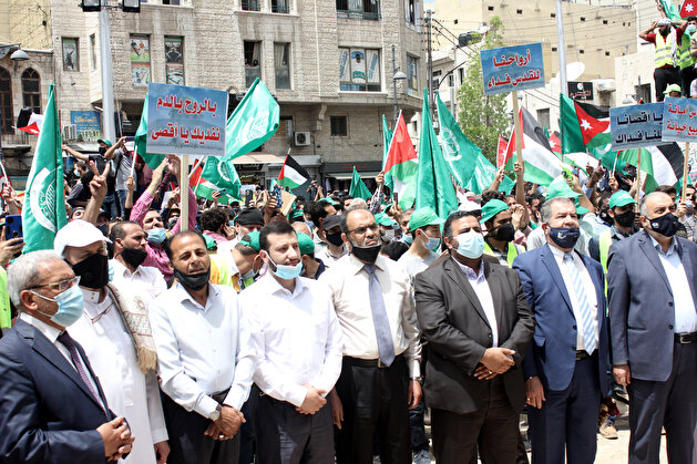 Protest in Jordan against eviction of Palestinians in Jerusalem