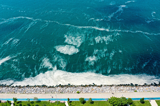 Mucilage covers part of sea surface in Turkey