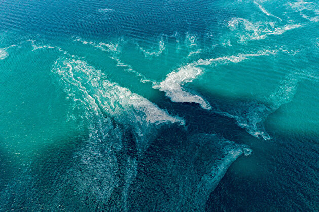 Mucilage covers part of sea surface in Turkey