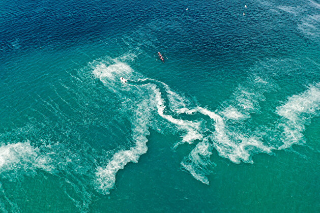 Mucilage covers part of sea surface in Turkey