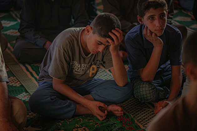 Syrian children celebrate Eid al-Adha in Idlib