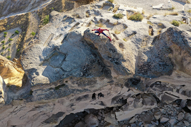Turkish 'Spider-Man' on duty in Turkey's Cappadocia