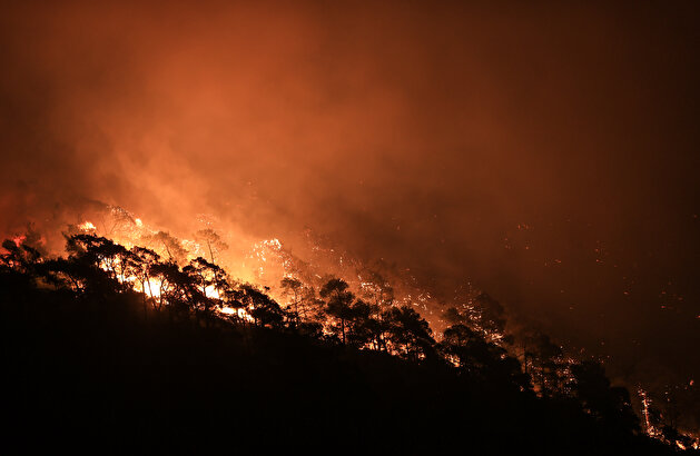 Massive forest fires ravish southern Turkey