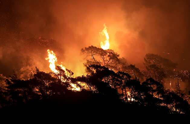 Massive forest fires ravish southern Turkey