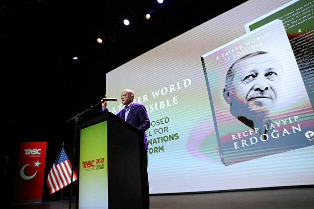 Erdoğan attends 'A Fairer World Is Possible' conference in US