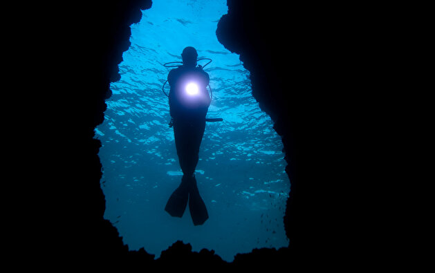 Divers discover underwater world in Turkey's Aydin