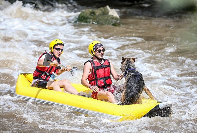 Meet Leo: Bursa’s furry rafting mascot
