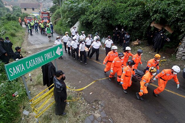 Guatemala landslide swallows a town