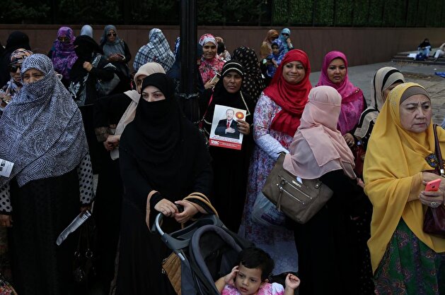 Muslim Americans protest Myanmar at UN headquarters