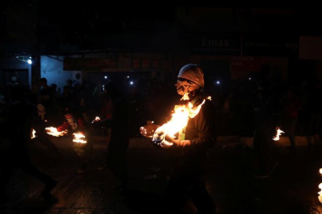 Balls of Fire festival in El Salvador